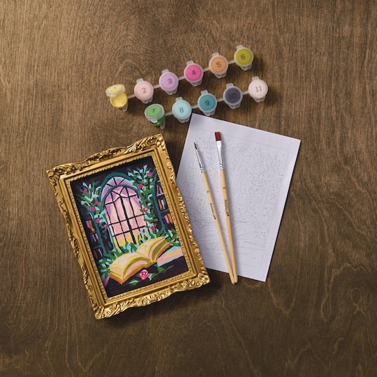 Library Paint-by-Number Framed Mini Kit by Artist's Loft®